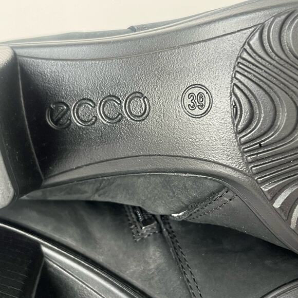 Ecco Touch 15 Mid Cut leather ankle boots 39 US 8 - Picture 11 of 11